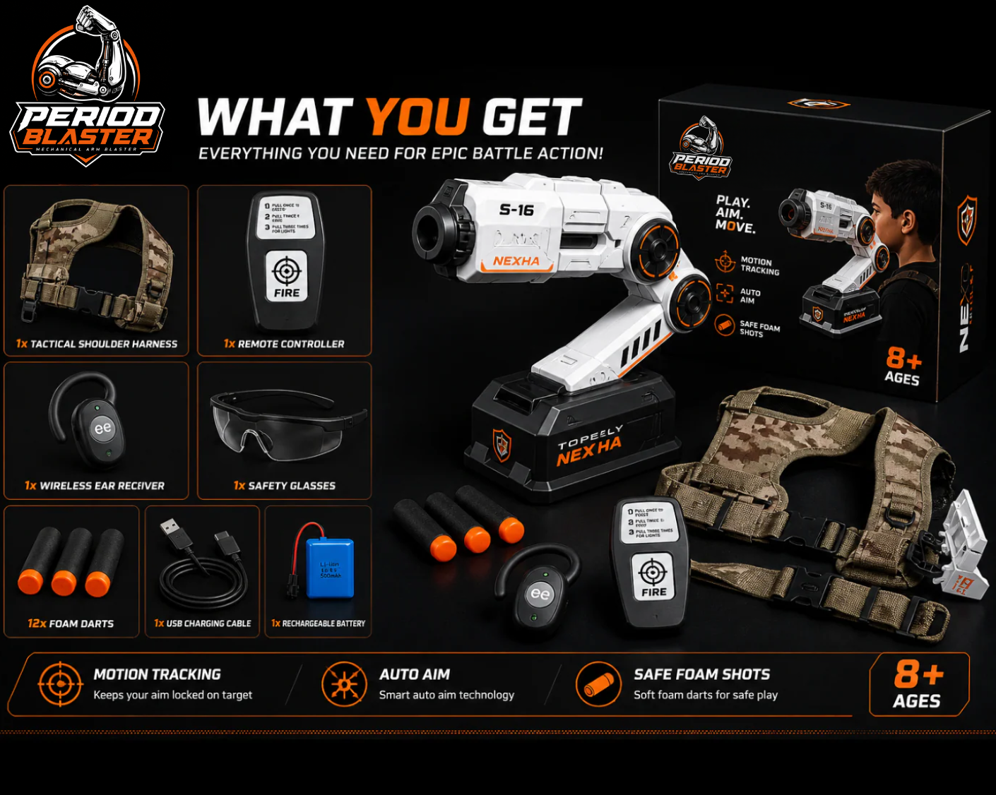 Periodify™ - Arm Blaster